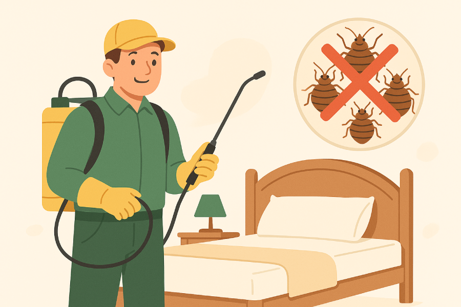 Bed Bug Infestation Example